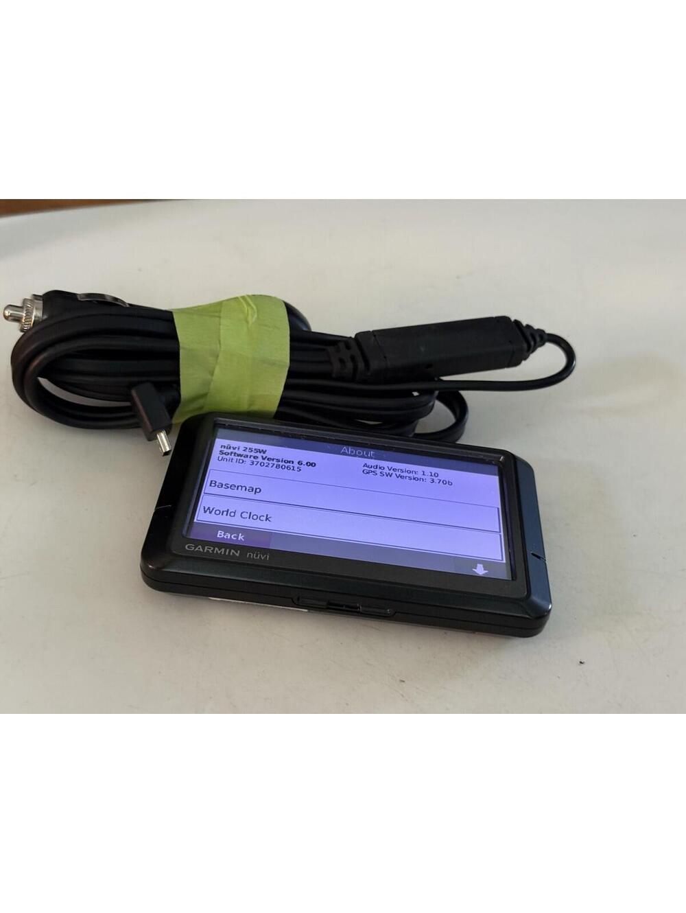 Garmin nüvi 255W 4.3 inch GPS Navigator  With Power Cord , Working , No Car Moun